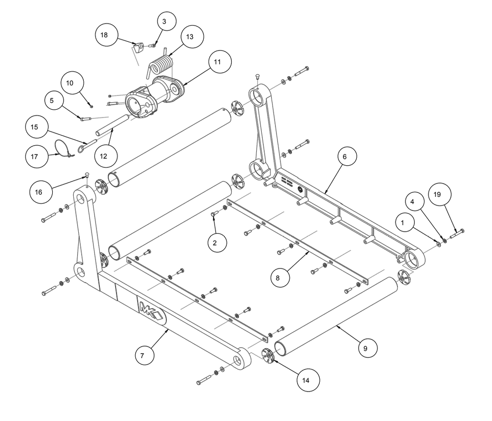 Section 03 Diagram and Parts List for BX-3 157721X MK Diamond Concrete Saw